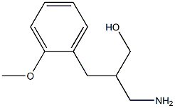 3-amino-2-[(2-methoxyphenyl)methyl]propan-1-ol Struktur