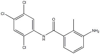 3-amino-2-methyl-N-(2,4,5-trichlorophenyl)benzamide Struktur