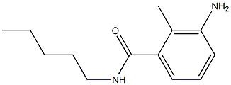 3-amino-2-methyl-N-pentylbenzamide Struktur