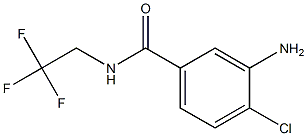 3-amino-4-chloro-N-(2,2,2-trifluoroethyl)benzamide Struktur