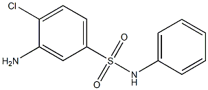 3-amino-4-chloro-N-phenylbenzene-1-sulfonamide Struktur