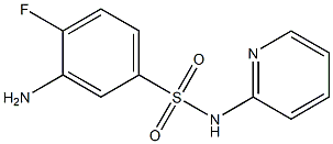 3-amino-4-fluoro-N-(pyridin-2-yl)benzene-1-sulfonamide Struktur