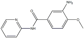 3-amino-4-methoxy-N-pyridin-2-ylbenzamide Struktur