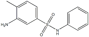 3-amino-4-methyl-N-phenylbenzene-1-sulfonamide Struktur