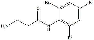 3-amino-N-(2,4,6-tribromophenyl)propanamide Struktur