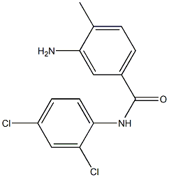 3-amino-N-(2,4-dichlorophenyl)-4-methylbenzamide Struktur