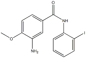 3-amino-N-(2-iodophenyl)-4-methoxybenzamide Struktur