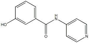 3-hydroxy-N-(pyridin-4-yl)benzamide Struktur