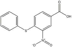 3-nitro-4-(phenylsulfanyl)benzoic acid Struktur