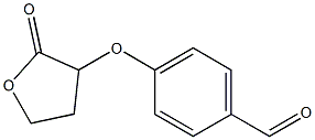 4-[(2-oxooxolan-3-yl)oxy]benzaldehyde Struktur