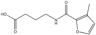 4-[(3-methyl-2-furoyl)amino]butanoic acid Struktur