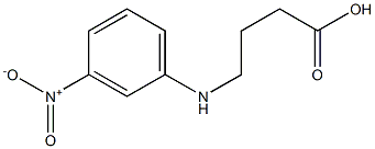 4-[(3-nitrophenyl)amino]butanoic acid Struktur