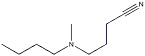 4-[butyl(methyl)amino]butanenitrile Struktur