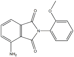 4-amino-2-(2-methoxyphenyl)-2,3-dihydro-1H-isoindole-1,3-dione Struktur