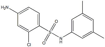 4-amino-2-chloro-N-(3,5-dimethylphenyl)benzene-1-sulfonamide Struktur