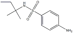 4-amino-N-(1,1-dimethylpropyl)benzenesulfonamide Struktur