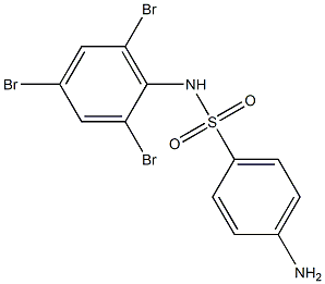 4-amino-N-(2,4,6-tribromophenyl)benzene-1-sulfonamide Struktur