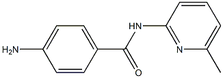 4-amino-N-(6-methylpyridin-2-yl)benzamide Struktur