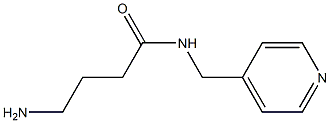 4-amino-N-(pyridin-4-ylmethyl)butanamide Struktur