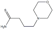 4-morpholin-4-ylbutanethioamide Struktur