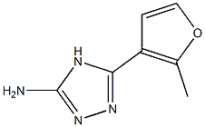 5-(2-methylfuran-3-yl)-4H-1,2,4-triazol-3-amine Struktur