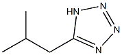 5-(2-methylpropyl)-1H-1,2,3,4-tetrazole Struktur