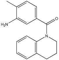 5-(3,4-dihydroquinolin-1(2H)-ylcarbonyl)-2-methylaniline Struktur