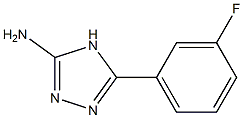 5-(3-fluorophenyl)-4H-1,2,4-triazol-3-amine Struktur