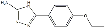 5-(4-ethoxyphenyl)-4H-1,2,4-triazol-3-amine Struktur