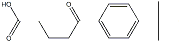 5-(4-tert-butylphenyl)-5-oxopentanoic acid Struktur