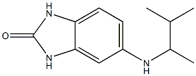 5-[(3-methylbutan-2-yl)amino]-2,3-dihydro-1H-1,3-benzodiazol-2-one Struktur