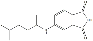 5-[(5-methylhexan-2-yl)amino]-2,3-dihydro-1H-isoindole-1,3-dione Struktur