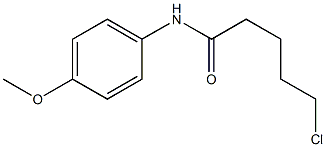 5-chloro-N-(4-methoxyphenyl)pentanamide Struktur