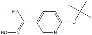 6-(tert-butoxy)-N'-hydroxypyridine-3-carboximidamide Struktur