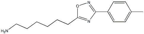 6-[3-(4-methylphenyl)-1,2,4-oxadiazol-5-yl]hexan-1-amine Struktur