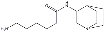 6-amino-N-1-azabicyclo[2.2.2]oct-3-ylhexanamide Struktur