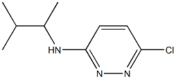 6-chloro-N-(3-methylbutan-2-yl)pyridazin-3-amine Struktur