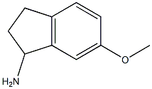 6-methoxy-2,3-dihydro-1H-inden-1-ylamine Struktur