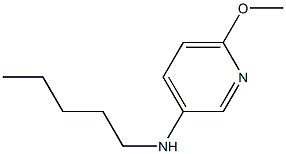 6-methoxy-N-pentylpyridin-3-amine Struktur