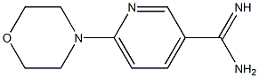 6-morpholin-4-ylpyridine-3-carboximidamide Struktur