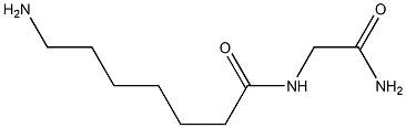 7-amino-N-(2-amino-2-oxoethyl)heptanamide Struktur