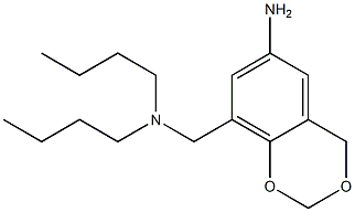 8-[(dibutylamino)methyl]-2,4-dihydro-1,3-benzodioxin-6-amine Struktur