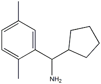 cyclopentyl(2,5-dimethylphenyl)methanamine Struktur