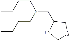 dibutyl(1,3-thiazolidin-4-ylmethyl)amine Struktur