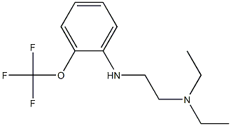 diethyl(2-{[2-(trifluoromethoxy)phenyl]amino}ethyl)amine Struktur