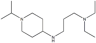 diethyl(3-{[1-(propan-2-yl)piperidin-4-yl]amino}propyl)amine Struktur