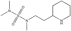 dimethyl({methyl[2-(piperidin-2-yl)ethyl]sulfamoyl})amine Struktur