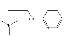 dimethyl(2-methyl-2-{[(5-methylpyridin-2-yl)amino]methyl}propyl)amine Struktur