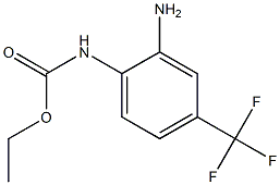 ethyl N-[2-amino-4-(trifluoromethyl)phenyl]carbamate Struktur