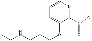 ethyl({3-[(2-nitropyridin-3-yl)oxy]propyl})amine Struktur